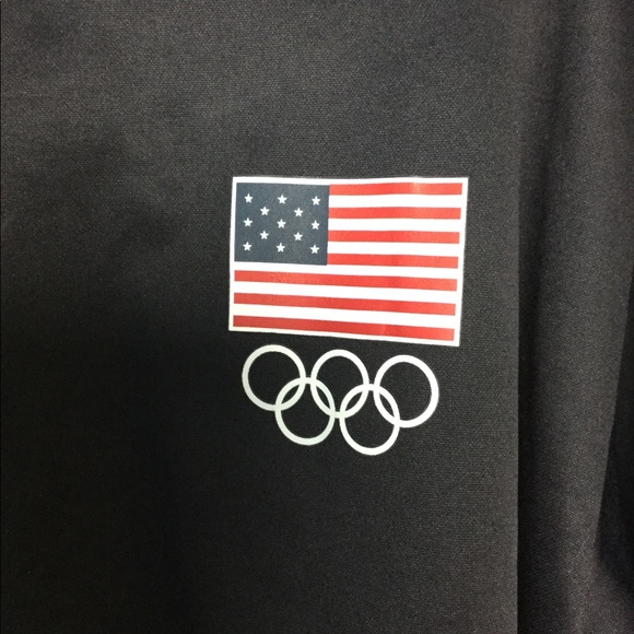 USA Olympics 3XL Hoodie Jacket Navy Blue Unisex - Picture 3 of 4